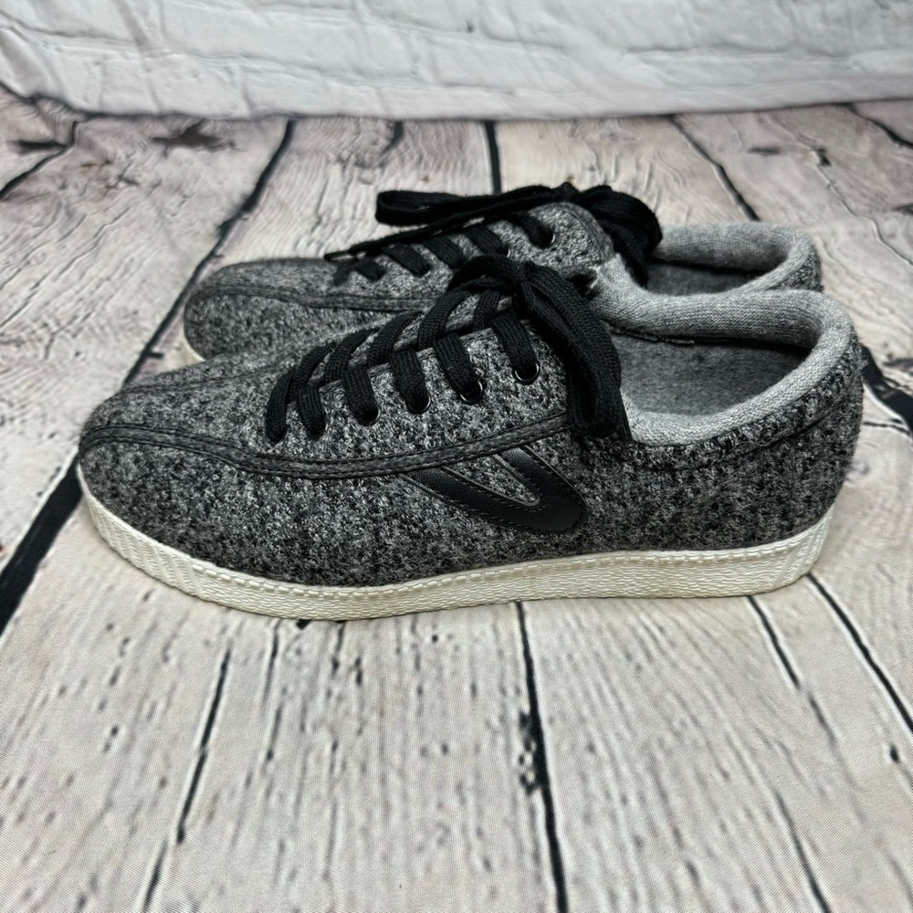 Tretorn Gray and Black Sneakers - Picture 7 of 11